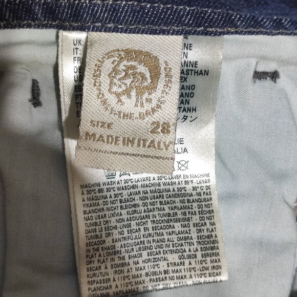Diesel Industry Buster jeans men's sz W28/L30 ink blue regular slim-tapered NWT - Picture 7 of 15